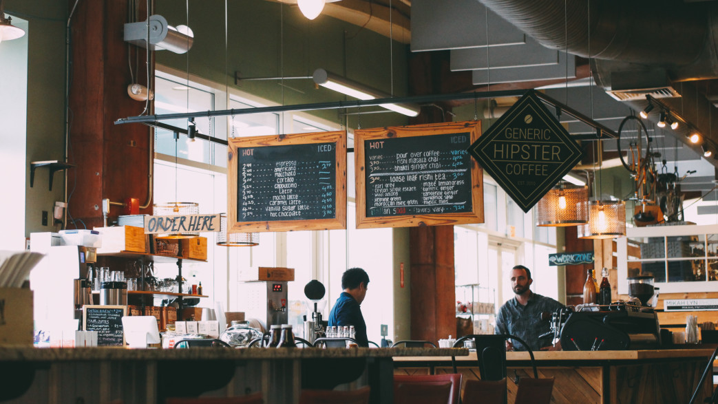 coffee shop counter